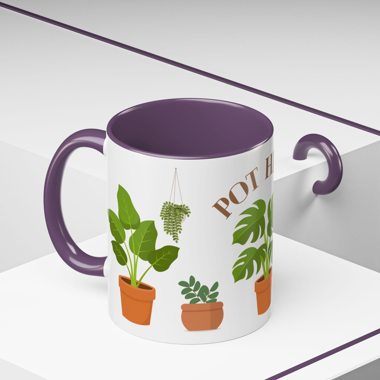 "Pot Head" Houseplant Mug | Plant Lover's Coffee Mug