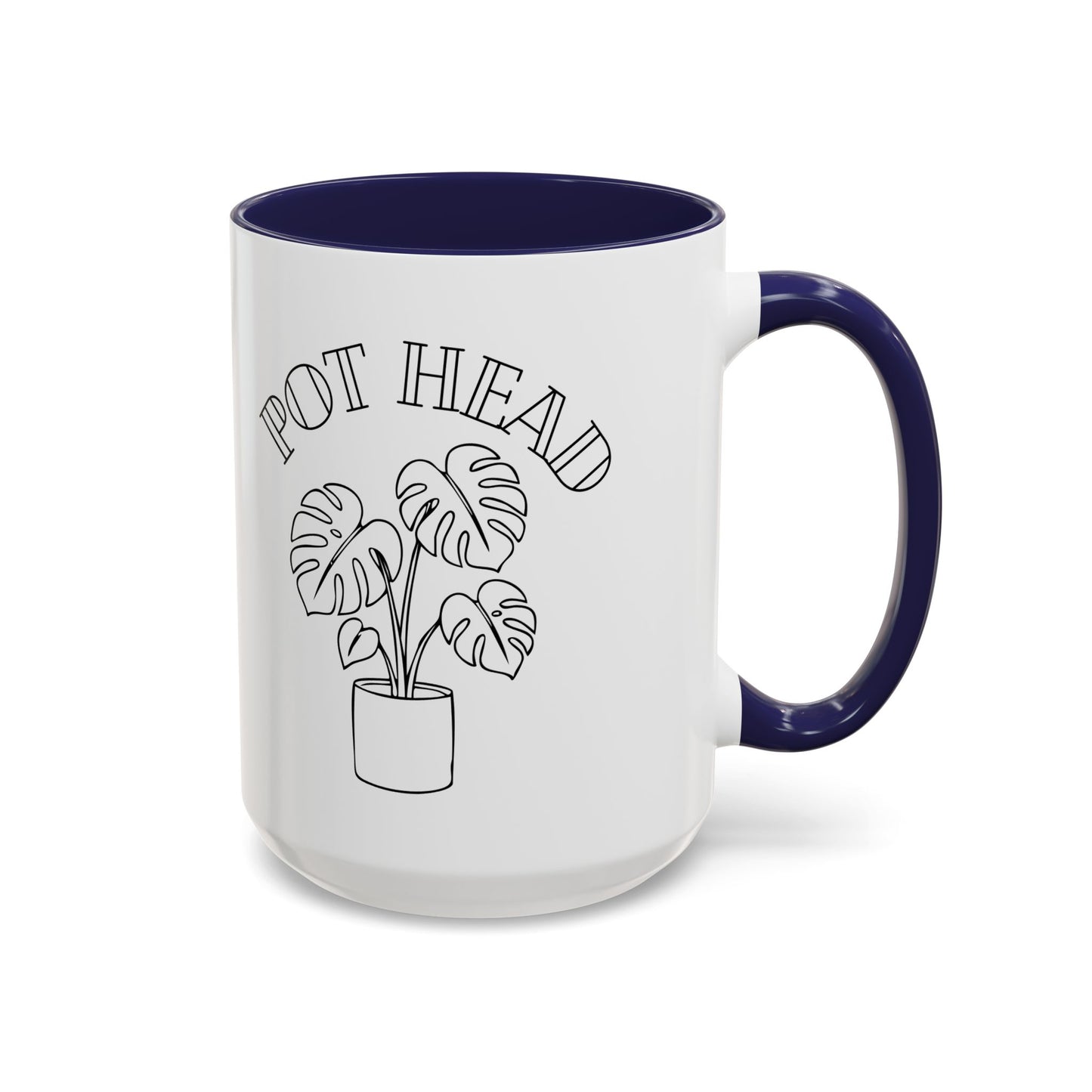 Pot Head Plant Mug | Accent Coffee Mug 11oz 15oz