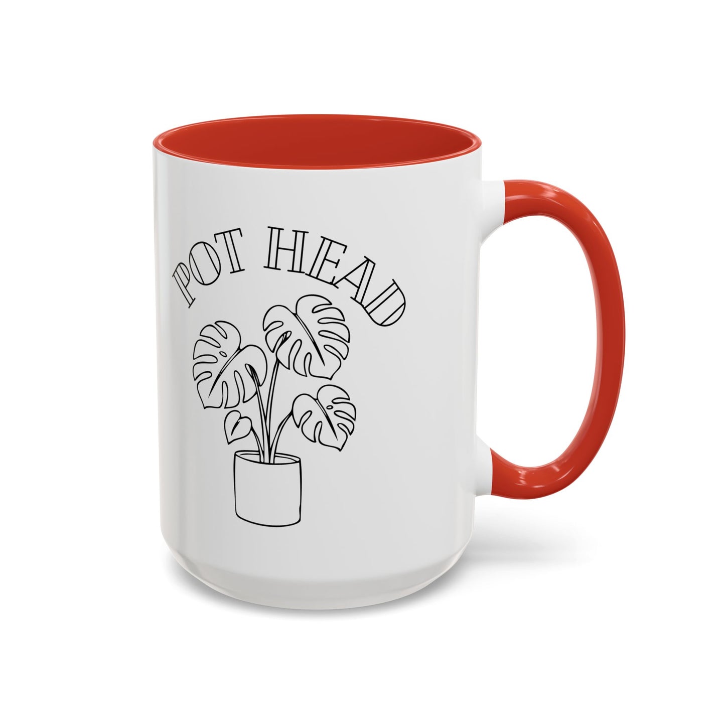 Pot Head Plant Mug | Accent Coffee Mug 11oz 15oz