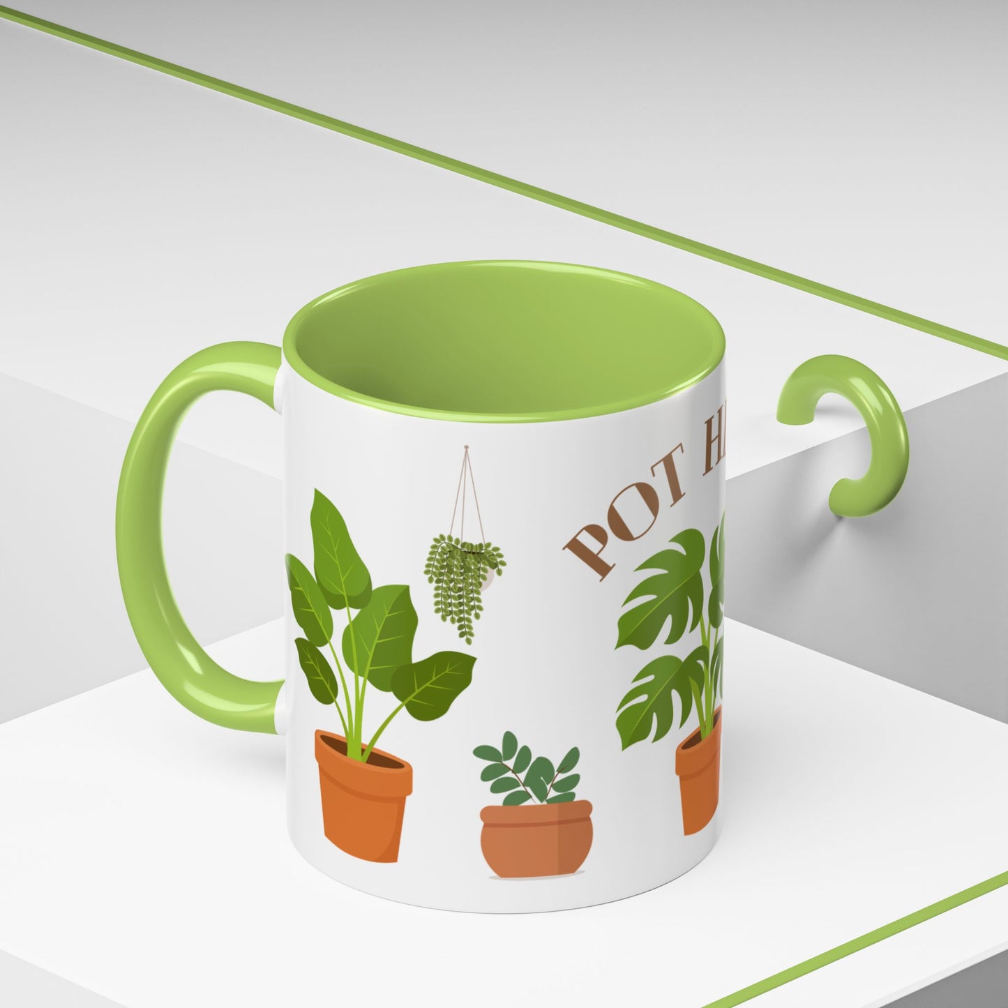 "Pot Head" Houseplant Mug | Plant Lover's Coffee Mug