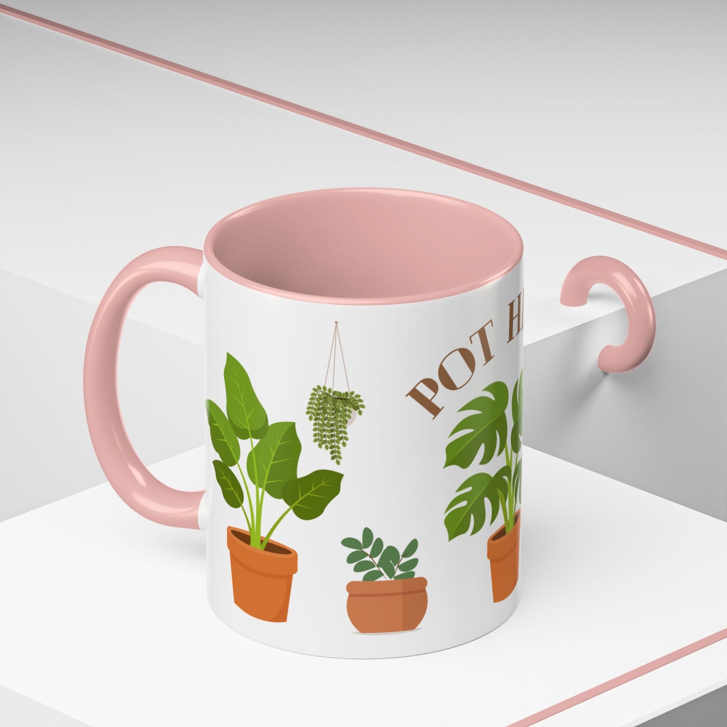 "Pot Head" Houseplant Mug | Plant Lover's Coffee Mug