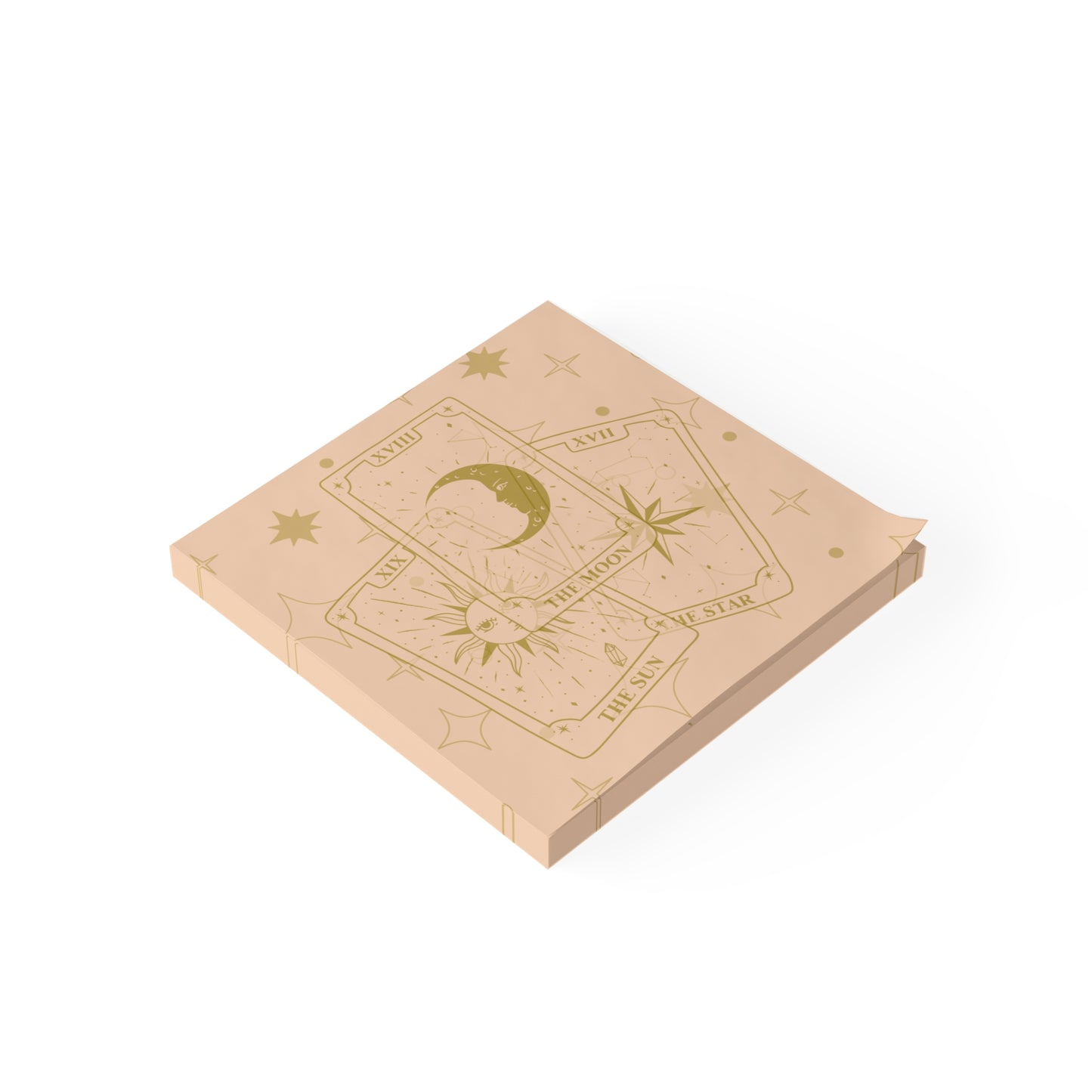 Tarot Moon & Sun Post-it Note Pads — Boho Astrological Sticky Notes