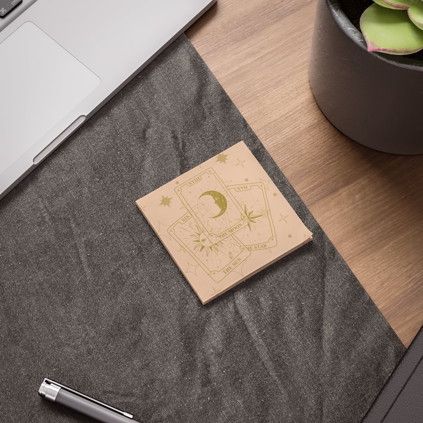 Tarot Moon & Sun Post-it Note Pads — Boho Astrological Sticky Notes