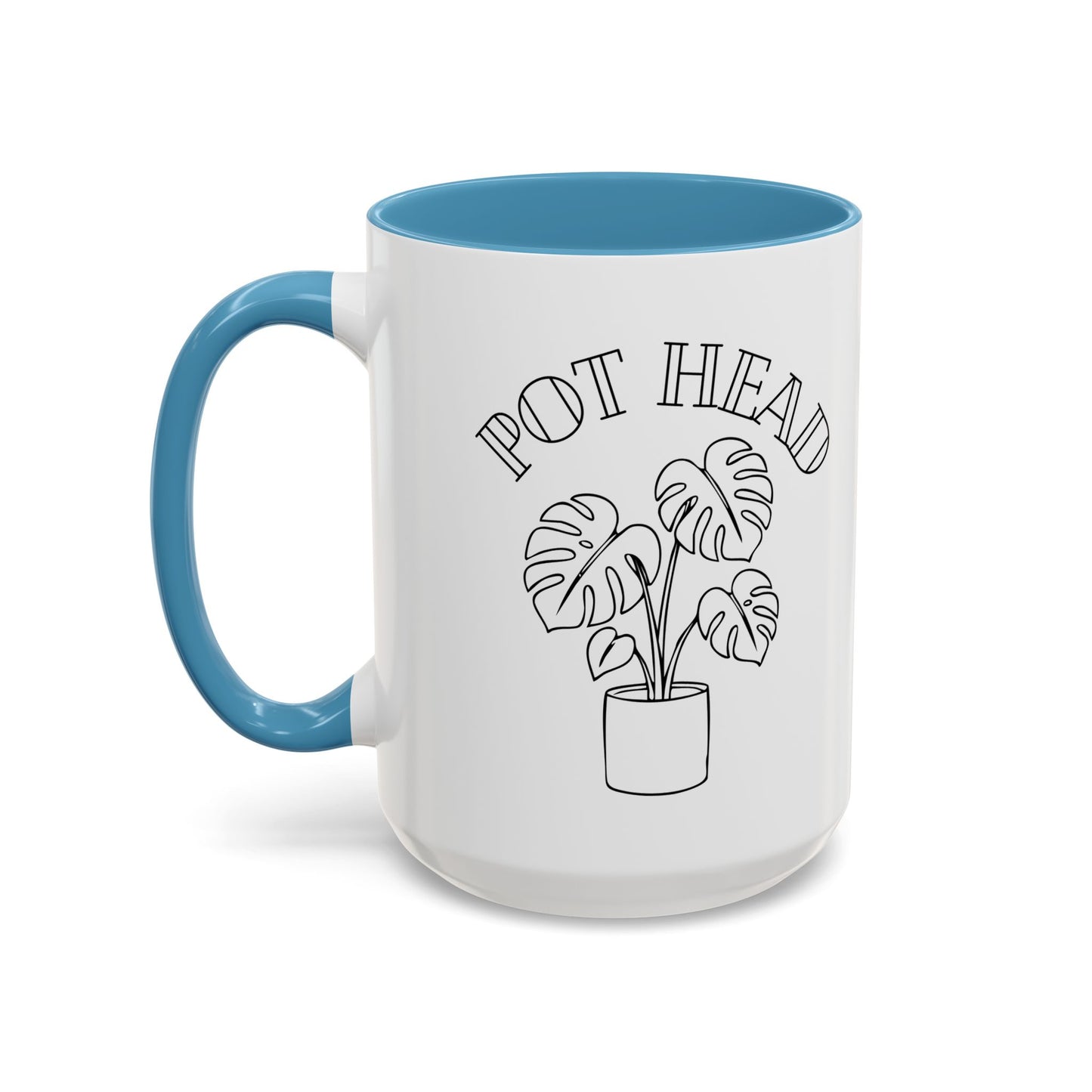 Pot Head Plant Mug | Accent Coffee Mug 11oz 15oz