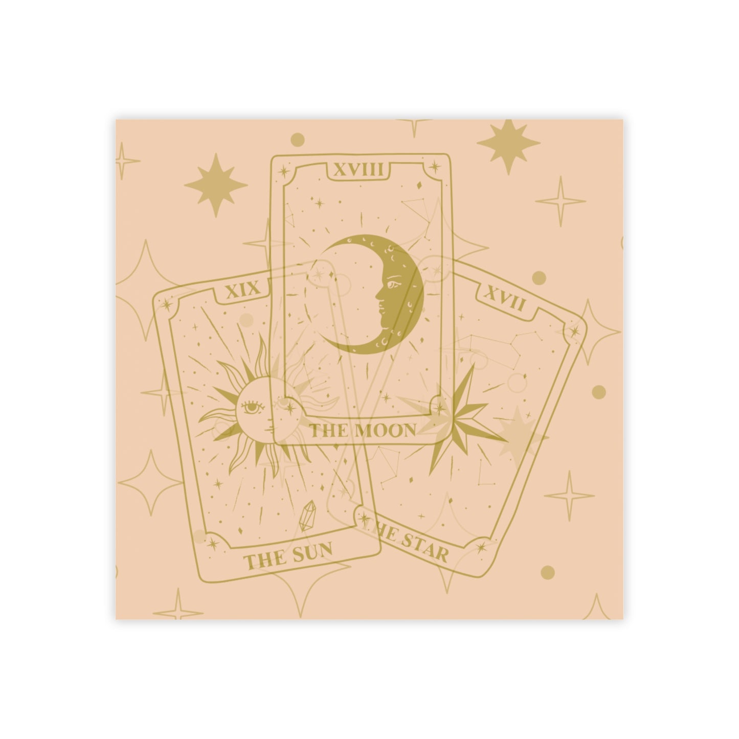Tarot Moon & Sun Post-it Note Pads — Boho Astrological Sticky Notes