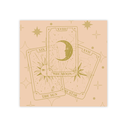 Tarot Moon & Sun Post-it Note Pads — Boho Astrological Sticky Notes