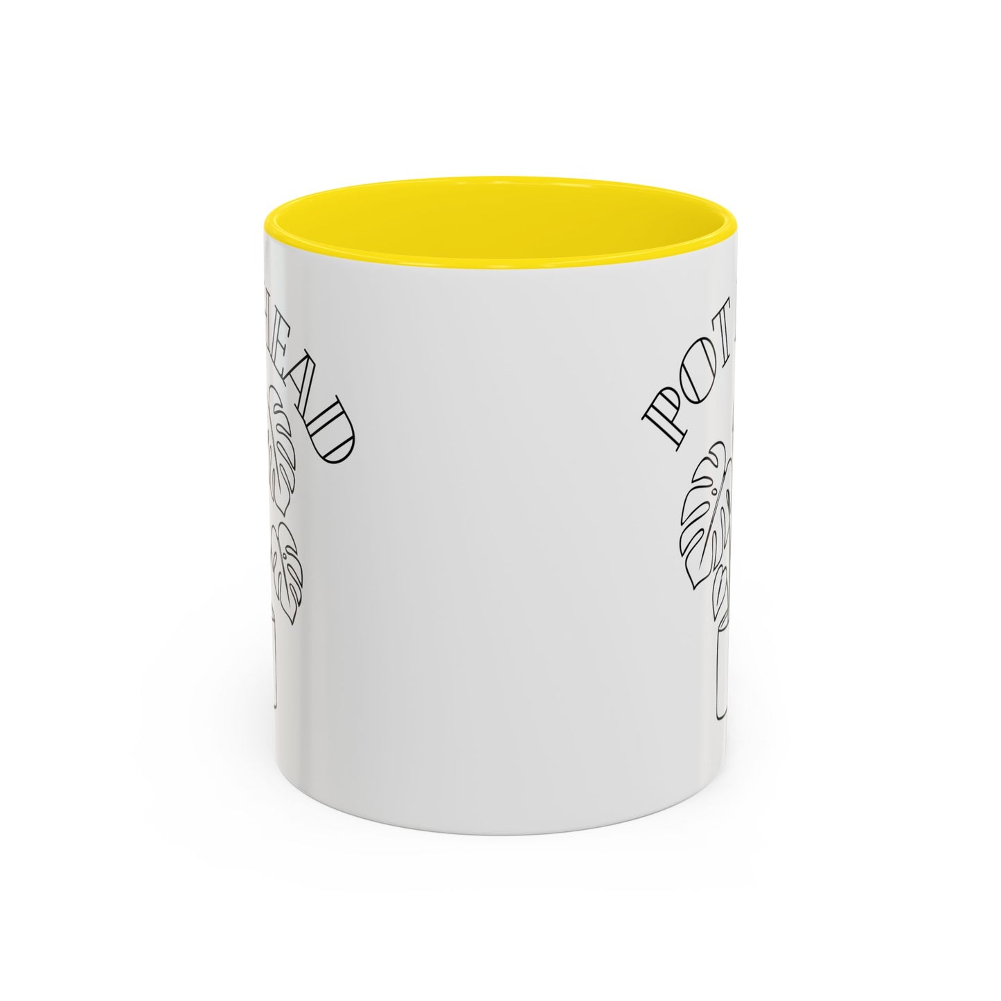 Pot Head Plant Mug | Accent Coffee Mug 11oz 15oz