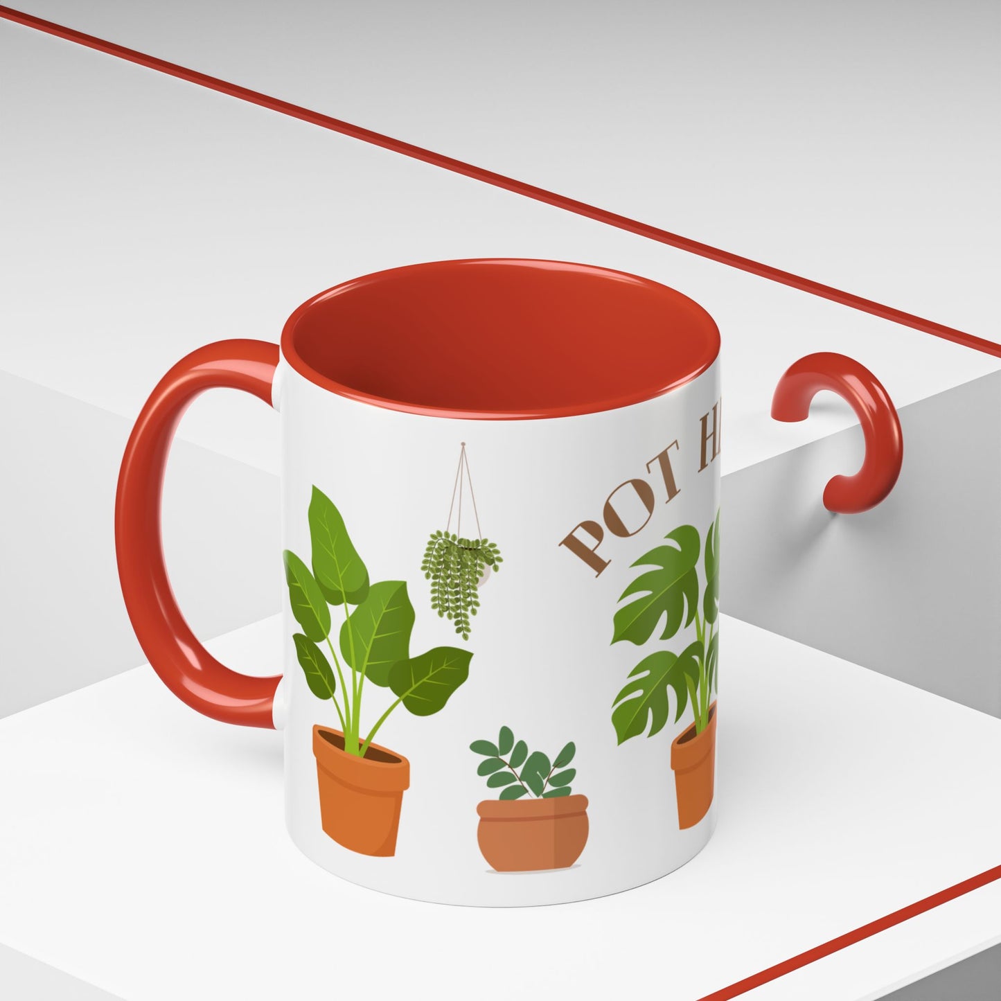 "Pot Head" Houseplant Mug | Plant Lover's Coffee Mug