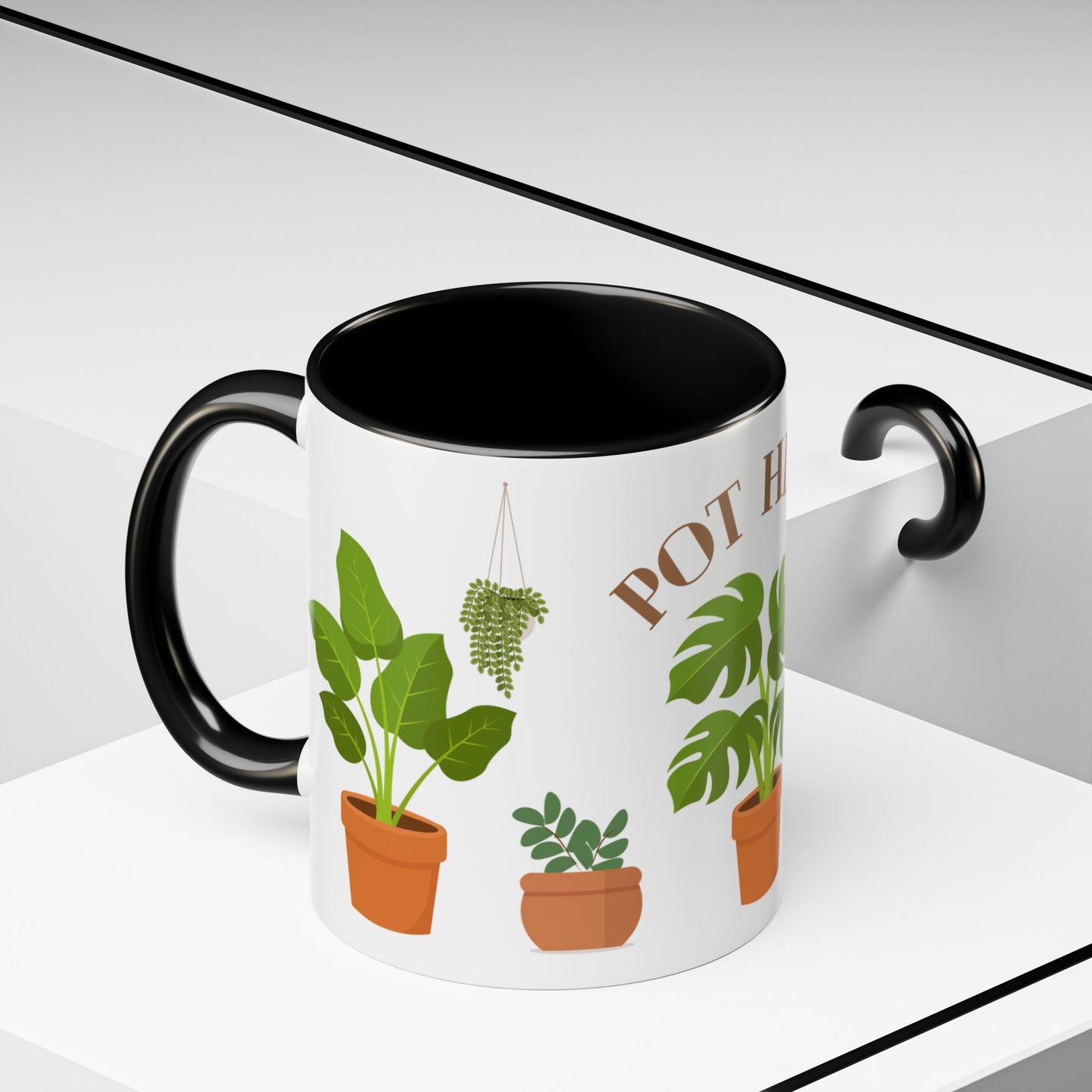 "Pot Head" Houseplant Mug | Plant Lover's Coffee Mug
