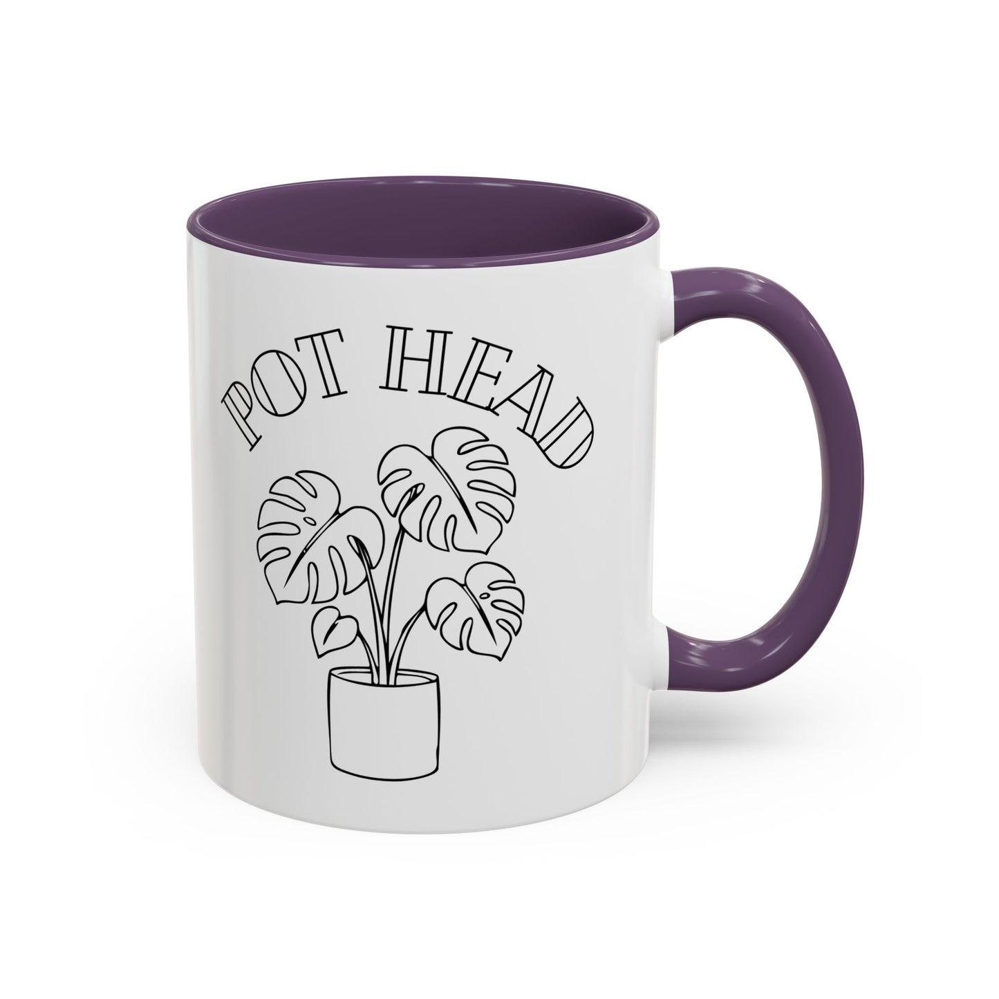 Pot Head Plant Mug | Accent Coffee Mug 11oz 15oz