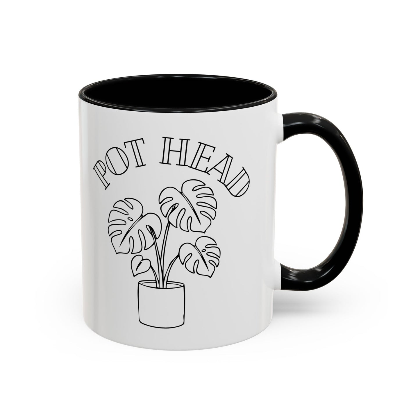 Pot Head Plant Mug | Accent Coffee Mug 11oz 15oz