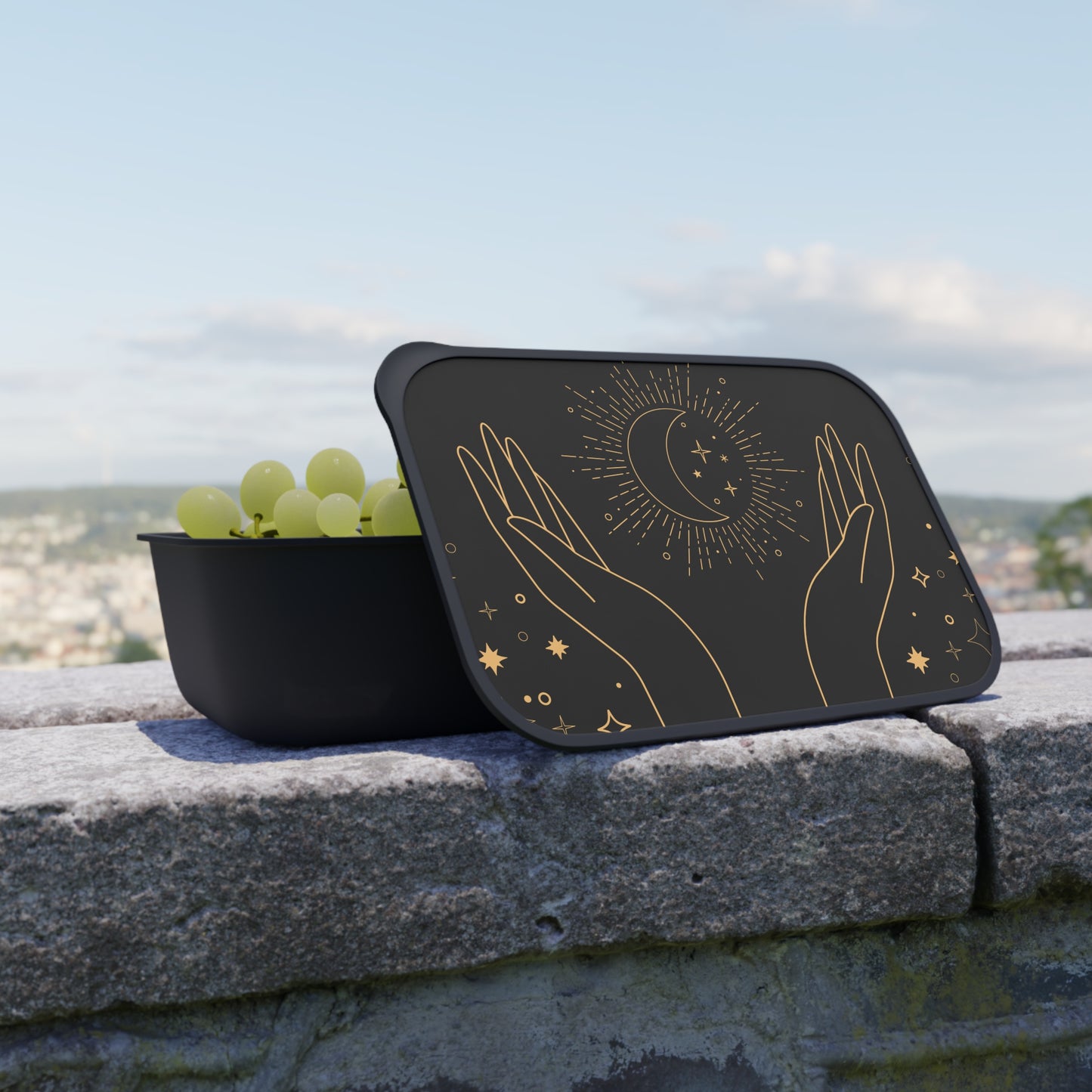 Celestial Hands Bento Box | PLA Lunch Container with Band