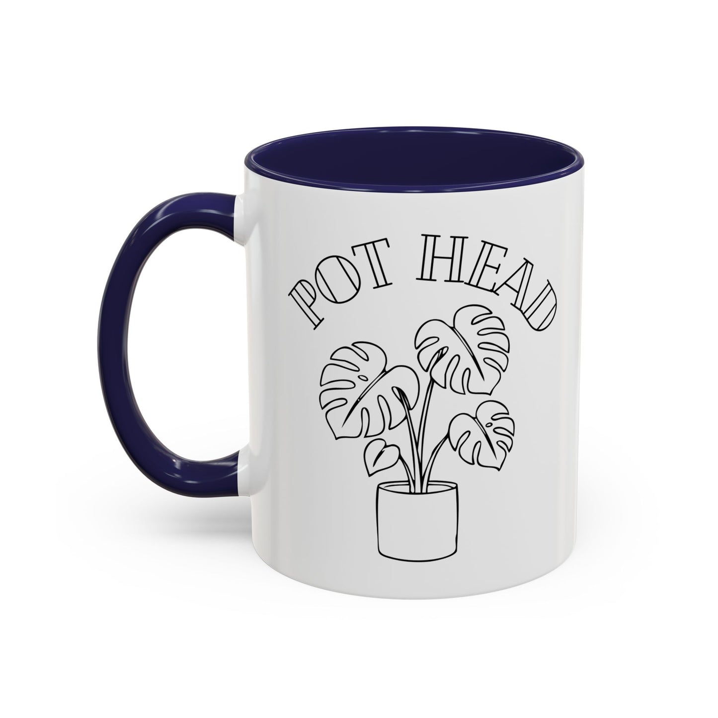 Pot Head Plant Mug | Accent Coffee Mug 11oz 15oz