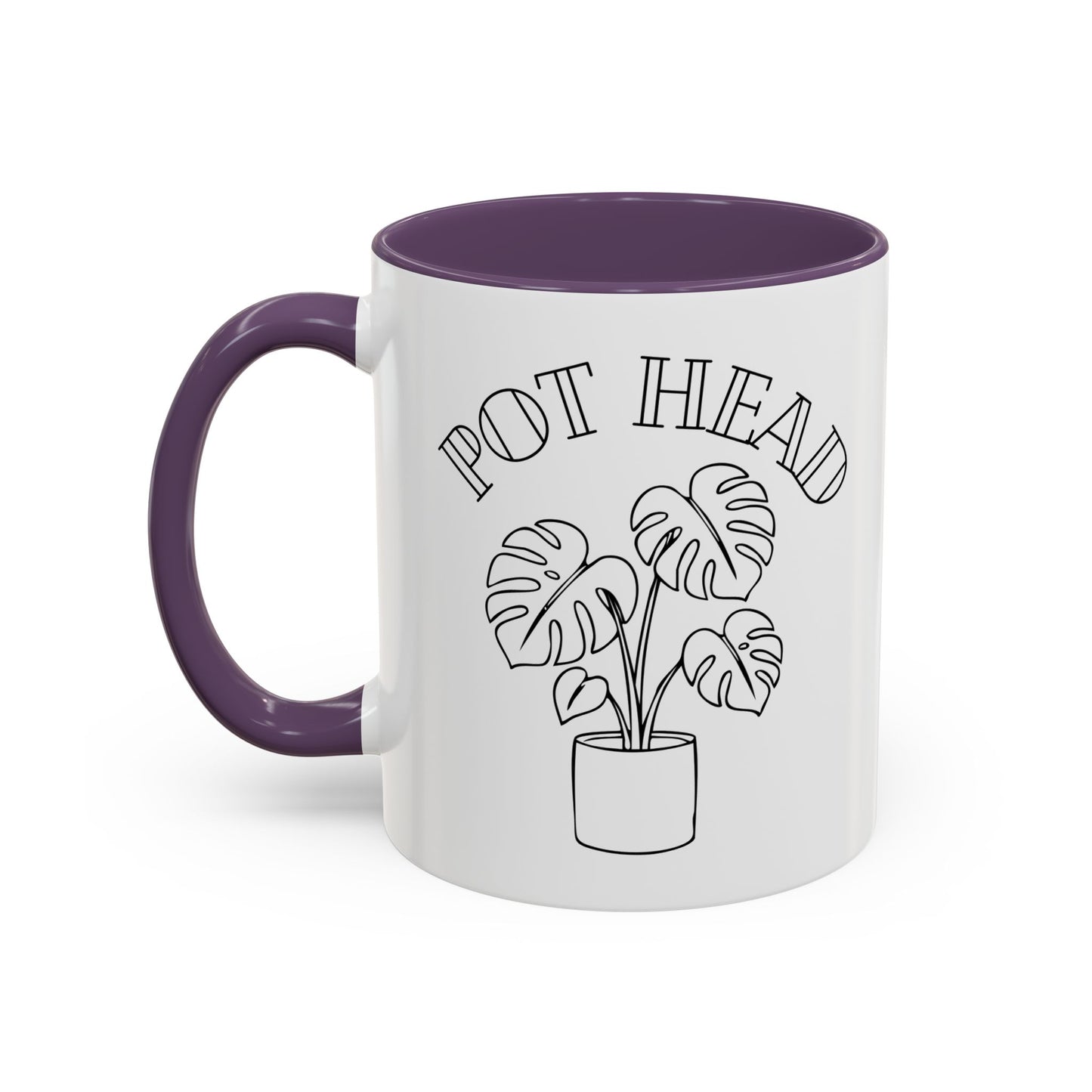 Pot Head Plant Mug | Accent Coffee Mug 11oz 15oz