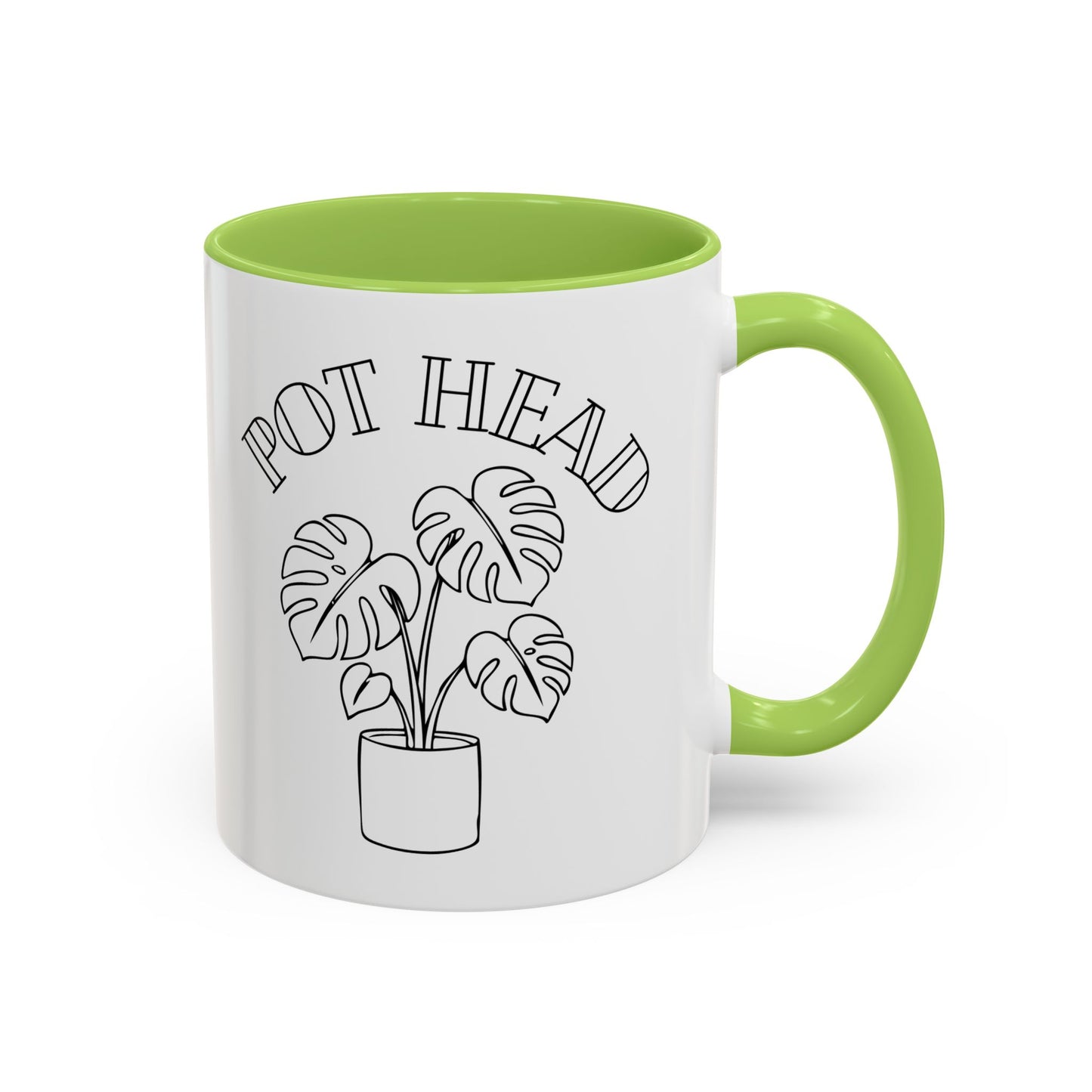 Pot Head Plant Mug | Accent Coffee Mug 11oz 15oz