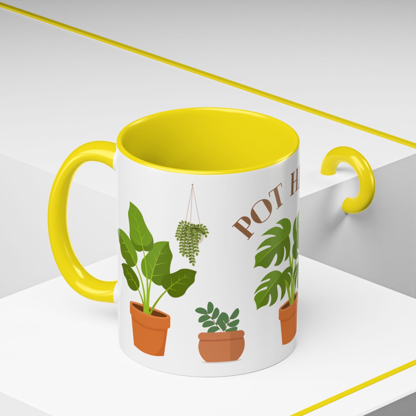"Pot Head" Houseplant Mug | Plant Lover's Coffee Mug