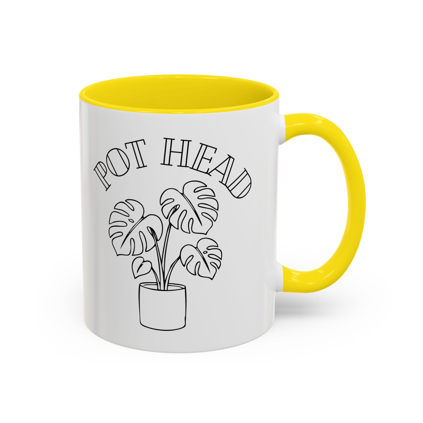 Pot Head Plant Mug | Accent Coffee Mug 11oz 15oz