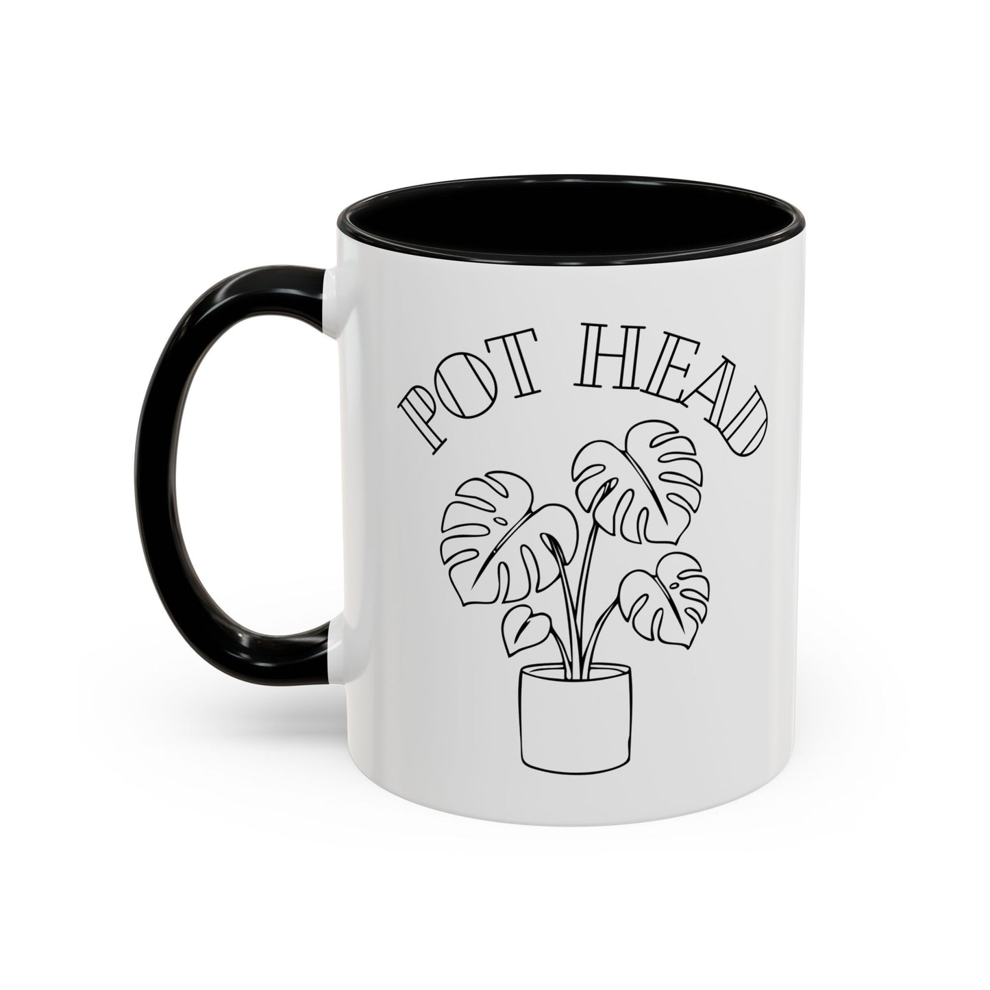 Pot Head Plant Mug | Accent Coffee Mug 11oz 15oz