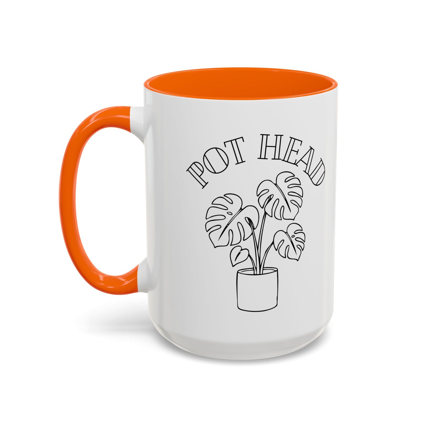 Pot Head Plant Mug | Accent Coffee Mug 11oz 15oz