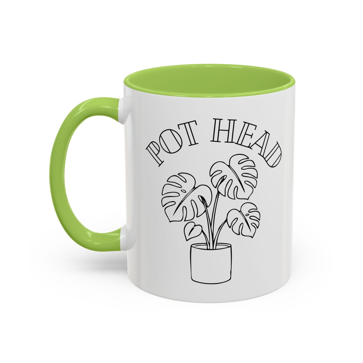 Pot Head Plant Mug | Accent Coffee Mug 11oz 15oz