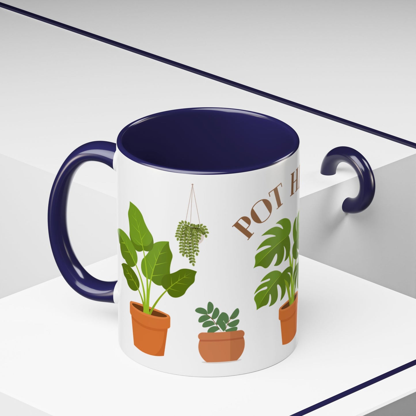 "Pot Head" Houseplant Mug | Plant Lover's Coffee Mug