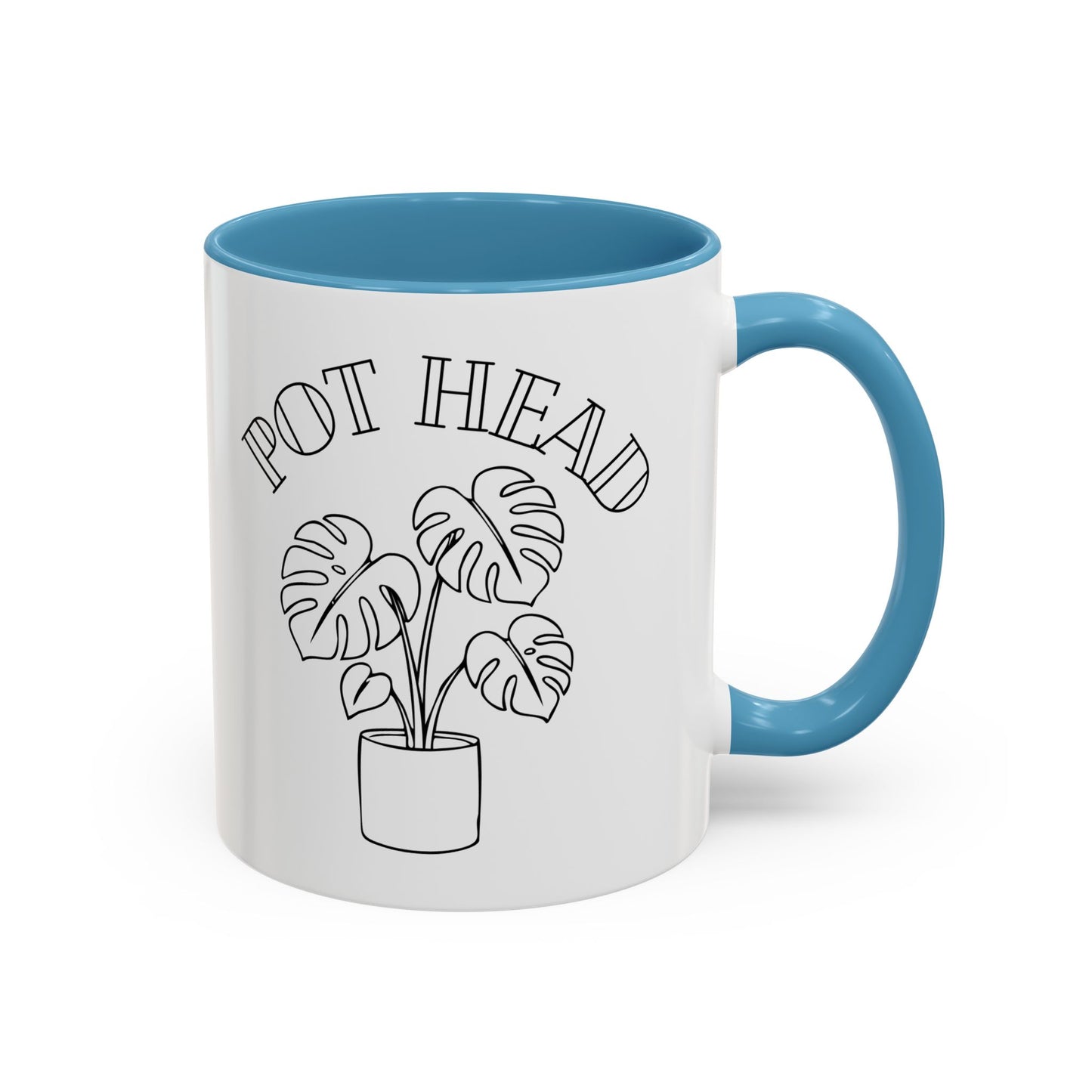 Pot Head Plant Mug | Accent Coffee Mug 11oz 15oz
