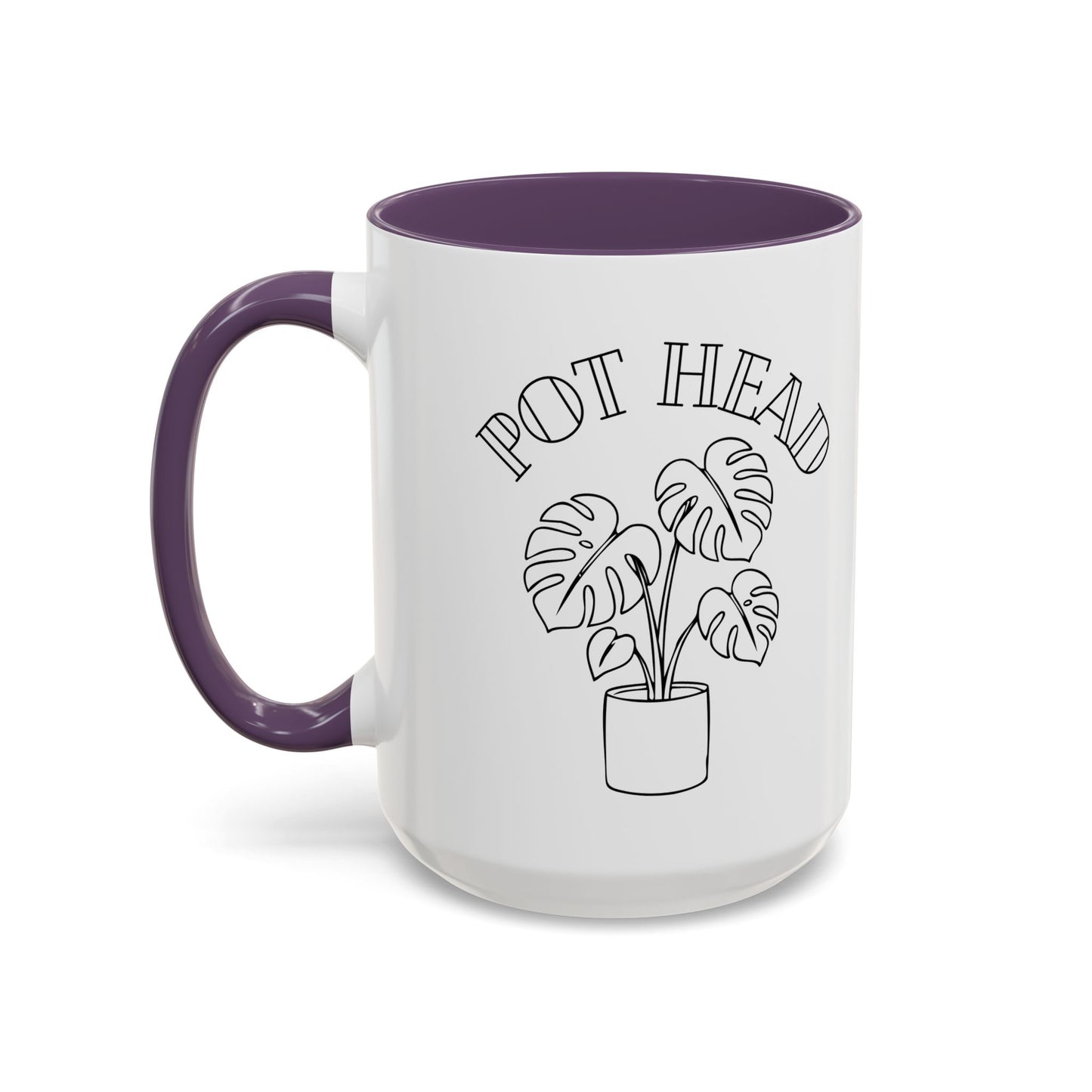 Pot Head Plant Mug | Accent Coffee Mug 11oz 15oz