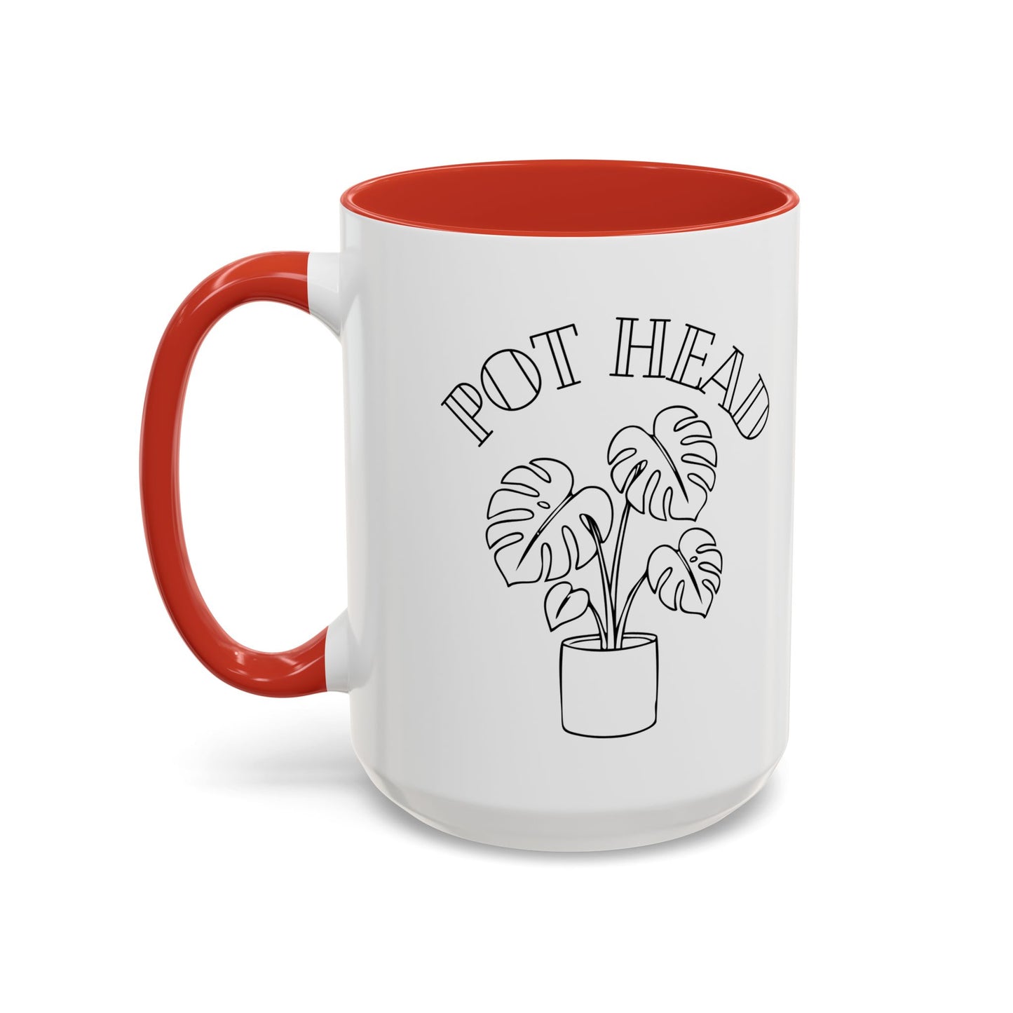 Pot Head Plant Mug | Accent Coffee Mug 11oz 15oz