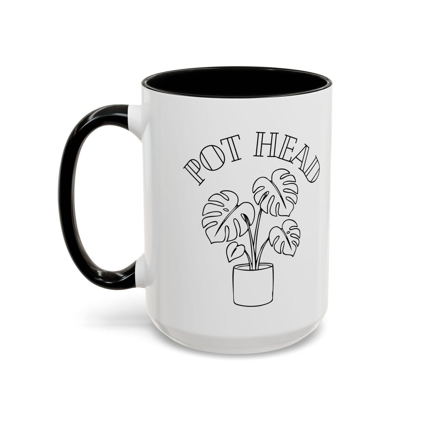Pot Head Plant Mug | Accent Coffee Mug 11oz 15oz