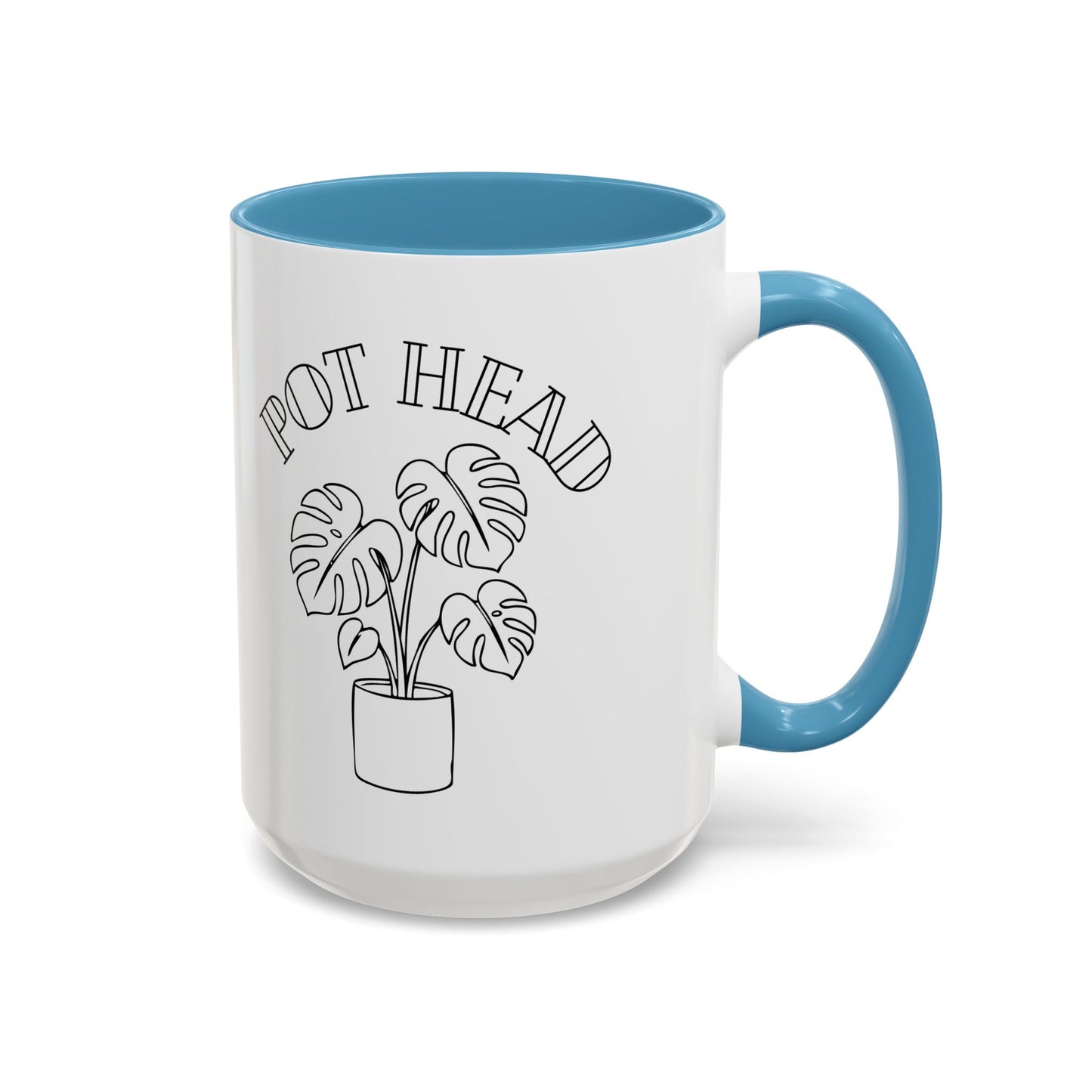 Pot Head Plant Mug | Accent Coffee Mug 11oz 15oz