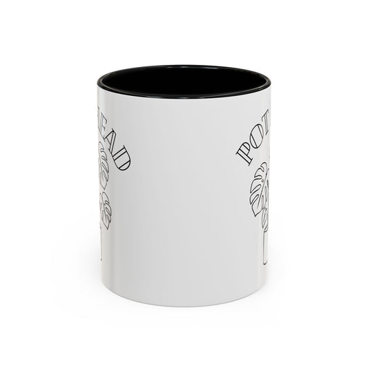Pot Head Plant Mug | Accent Coffee Mug 11oz 15oz