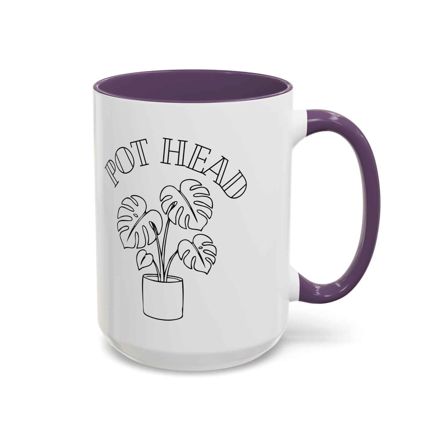 Pot Head Plant Mug | Accent Coffee Mug 11oz 15oz