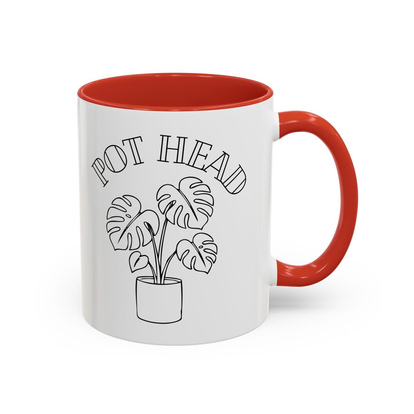 Pot Head Plant Mug | Accent Coffee Mug 11oz 15oz