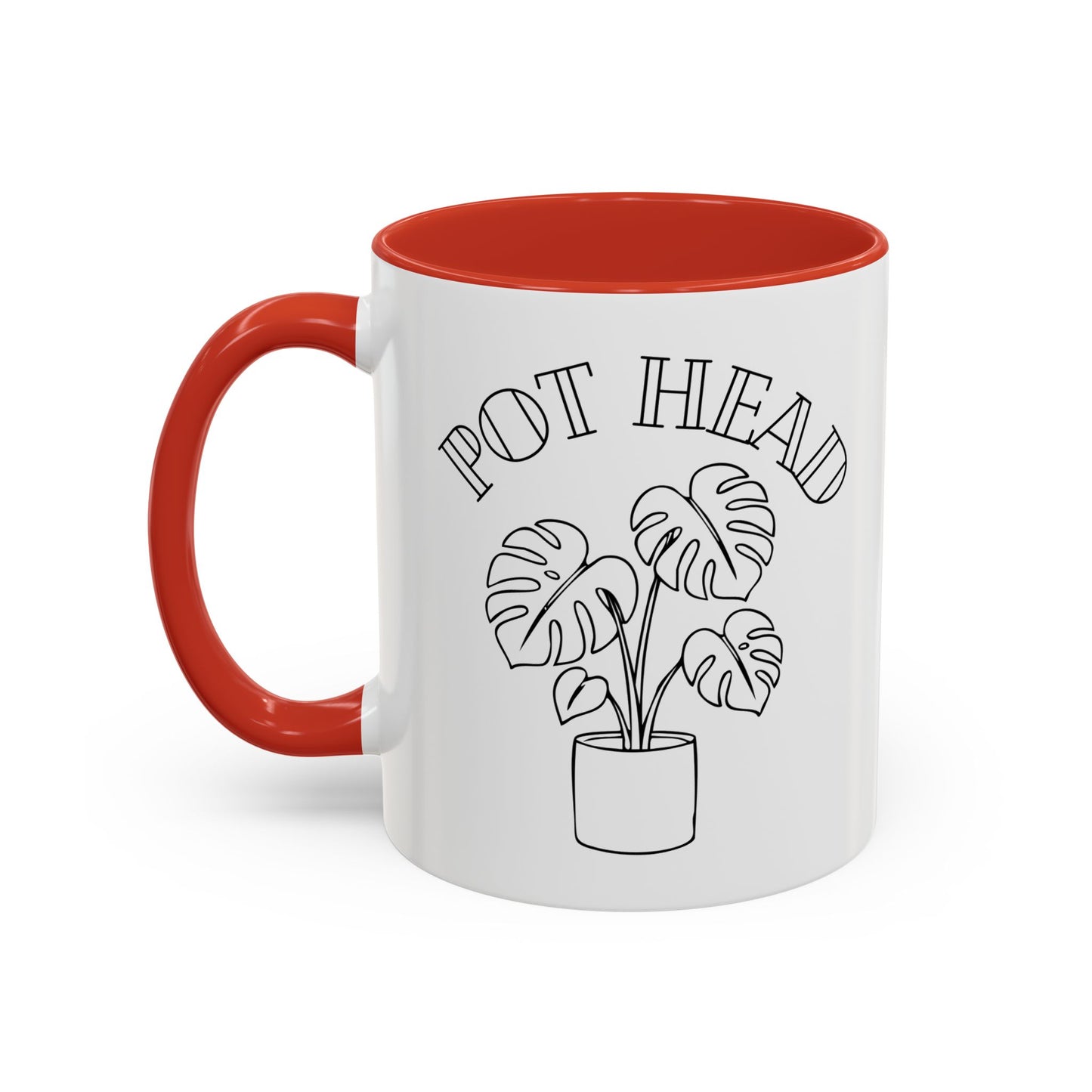 Pot Head Plant Mug | Accent Coffee Mug 11oz 15oz
