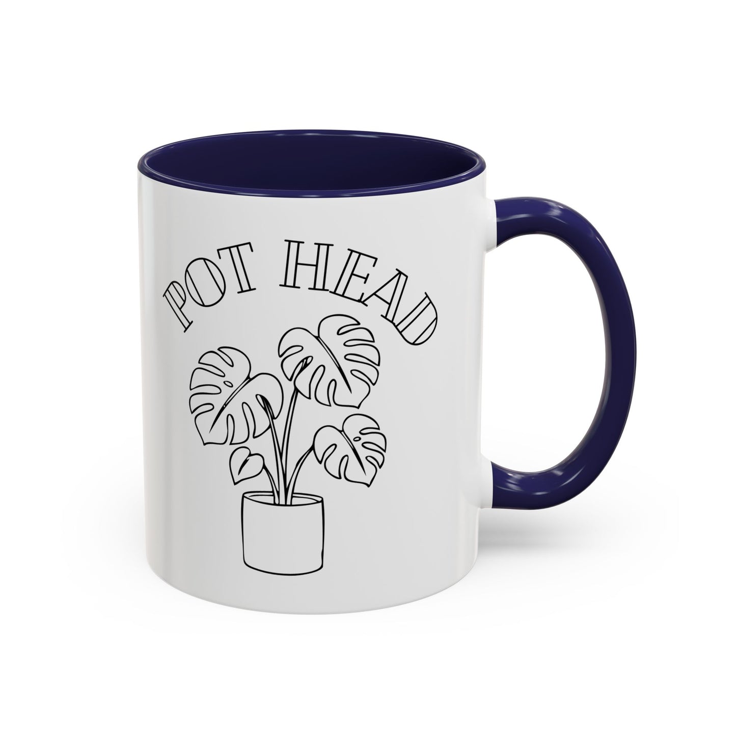 Pot Head Plant Mug | Accent Coffee Mug 11oz 15oz